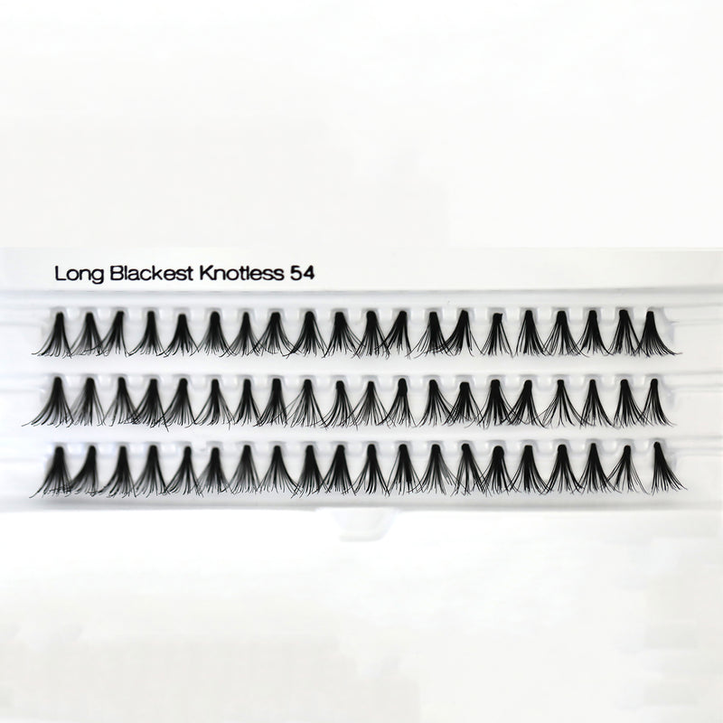 LONG BLACKEST 54 | KNOTLESS FLARE LASHES